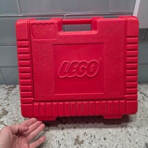 Vintage 1994 LEGO Red Hard Shell Carrying Case Storage Box Organizer 12.5in